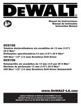 DeWalt DCD709D2 User manual