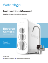 Waterdrop -G3P600 Reverse Osmosis Water Filter User manual
