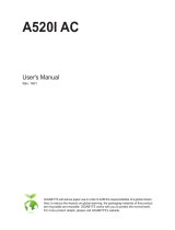 Gigabyte A520I AC Owner's manual