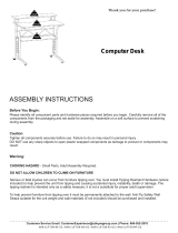 Flash Furniture Maple Computer Desk Owner's manual