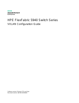 HPE FlexFabric 5940 Switch Series VXLAN Configuration Guide