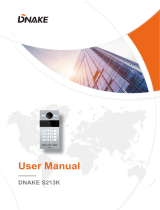 DNAKE S213K User manual