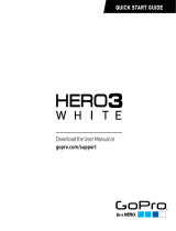 GoPro Hero3 White Edition User manual