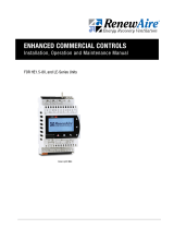 RenewAire Enhanced Controls Owner's manual