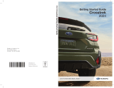 Subaru 2024 Crosstrek Quick start guide