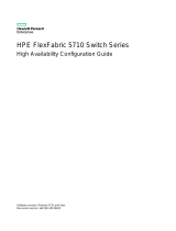 Aruba FlexFabric 5710 Switch Series High Availability Configuration Guide