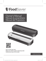 FoodSaver VS1200 Series Space Saving Vacuum Sealer User manual