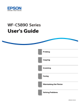 Epson WORKFORCE PRO WF-C5890DWF SKRIVER User manual