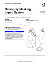 Graco 308069P, Overspray Masking Liquid System Operating instructions