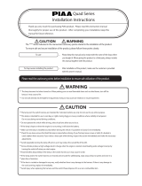 Piaa Quad Series LED Cube Lights Installation guide