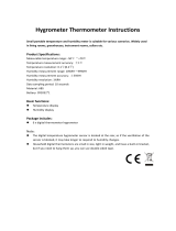 ThlevelMini LCD Temperature Hygrometer Thermometer
