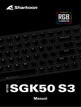 Sharkoon SKILLER SGK50 S3 - Black Owner's manual