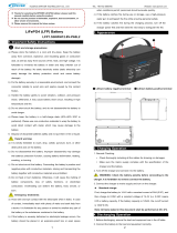 Epever 12.8V 120Ah Lithium Battery User manual