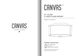 Canvas St. Clair Flush Mount Owner's manual