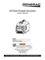 Generac GP3300i G0071540 Owner's manual