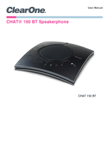 ClearOne CHAT 150 BT Speakerphone User manual