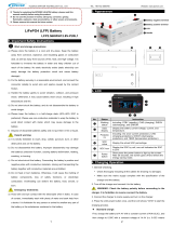 Epever 12.8V 200Ah Lithium Battery User manual