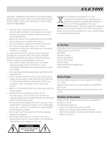 Eletra CELLO 2.0 CH LYDPLANKE Owner's manual