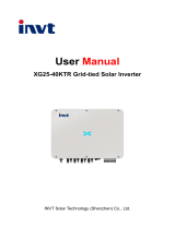 INVT XG25-40KTR User manual