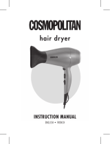 Cosmopolitan B&M BM998982442 hair dryer Owner's manual