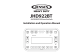 ASA Electronics JHD922BT Owner's manual