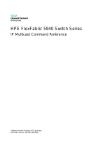 HPE FlexFabric 5940 Switch Series IP Multicast Reference guide