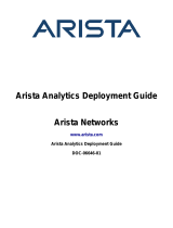 ARISTA Analytics Deployment Guide User guide