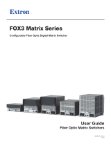 Extron FOX3 Matrix 80x User manual