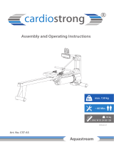 Cardiostrong rowing machine Aquastream Owner's manual