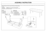 Baxton Studio Itami-Light Grey/Medium Oak-Bench Assembly Instructions
