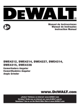 DeWalt DWE4314 User manual