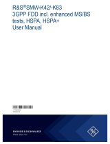 Rohde&Schwarz SMW200A User manual