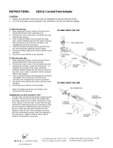 WAC Lighting BX Live End Connector Operating instructions