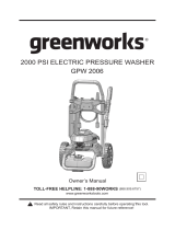 Greenworks 5109202 Owner's manual