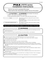 Piaa 22-02772 Installation guide