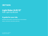 Jetson Light Rider 12, Kids’ Light-Up Bike Owner's manual
