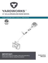 Yardworks 48V Battery-Powered Cordless Snow Shovel Owner's manual