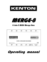 Kenton Merge-8 User manual