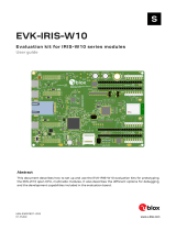 u-blox EVK-IRIS-W10 User guide