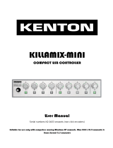 Kenton KILLAMIX-MINI User manual