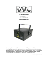 Event Lighting Lite EL5000RGBPRO User manual