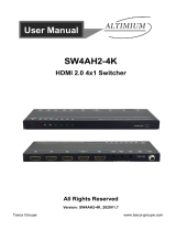 Altimium SW4AH2-4K User manual