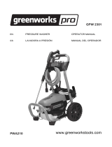 Greenworks 5110302 2300PSI Pressure Washer Owner's manual