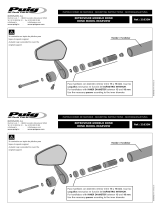 PUIG Back mirror Bond Mounting instructions