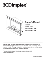 Dimplex BF45DXP Owner's manual