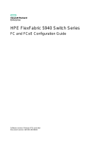 Aruba FlexFabric 5940 Switch Series FC and FCoE Configuration Guide