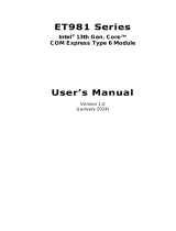 IBASE Technology ET981 User manual