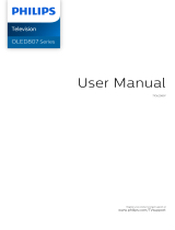 Philips OLED807 Series User manual