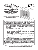 BLUEGRASS LIVING FDF300R Owner's manual