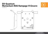 ekwb EK-Quantum Momentum ROG Rampage VI Encore User manual